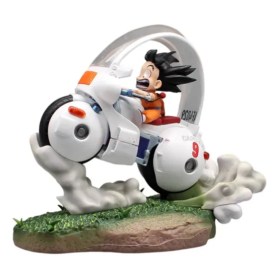 Figura Generica Goku Y Moto Corp Capsula Dragon Ball
