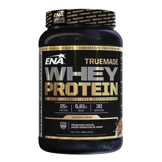 True Made Whey Protein 2 Lb Ena Sport Proteína Aislada Y Concentrada