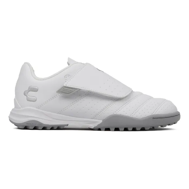 Tenis Tacos Niño Futbol Antideslizantes Charly 1098865 Blanco/plata