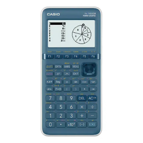Calculadora Graficadora Casio Fx 7400giii Azul