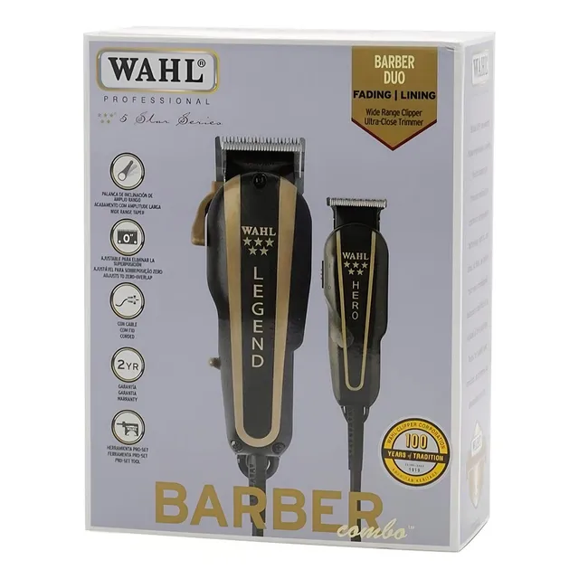 Maquina Wahl Combo Legend + Hero Profecional Made In Usa