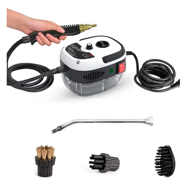Limpiadora Portatil 2500w Vapor Presurizada Alta Temperatura
