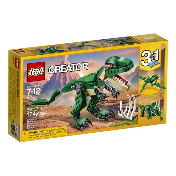 Lego 31058 - Creator - Modelo 3 en 1: dinosaurios feroces