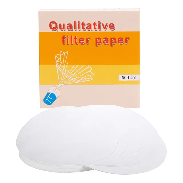 Papel De Filtro Cualitativo 9 Cms De Diametro X 100 U. Blanco