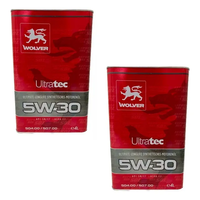 Aceite Motor 5w30 Wolver Sintetico Ultratec C3 Pack 8 Lts