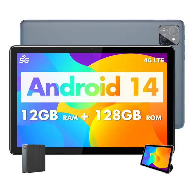 Tablet Android 14 Pritom 10'' 12+128gb Ram Sim Tableta 4glte