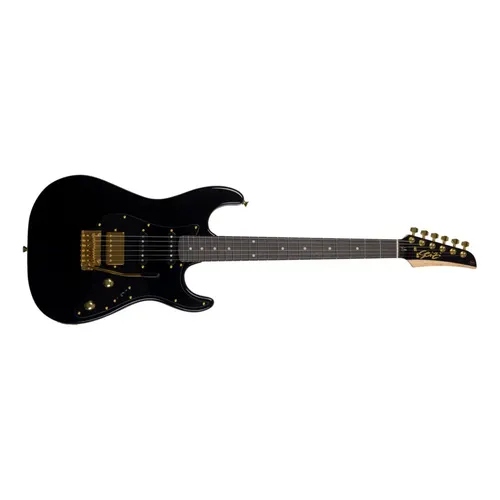 Guitarra Seizi Katana Musashi Black Gold Limited Hss Alnico