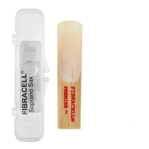 Palheta Fibracell Premier Sax Soprano Nº 2 