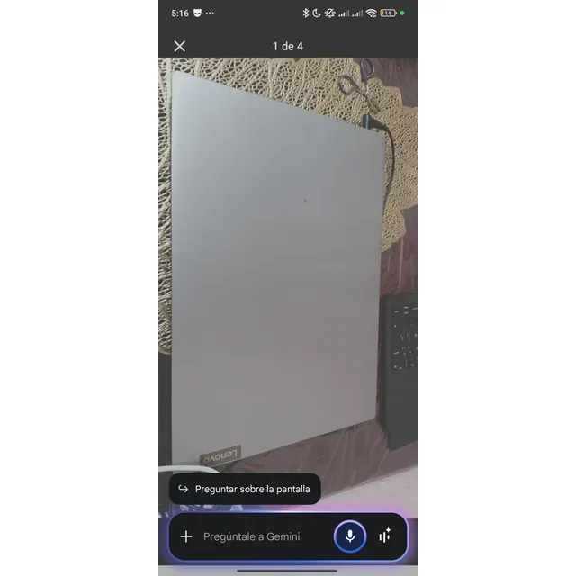 Laptop Lenovo Ideapad Gris