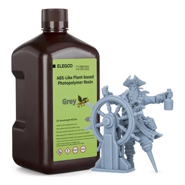 Resina 3d Elegoo Abs-like 2000g Gris Baja Irritación