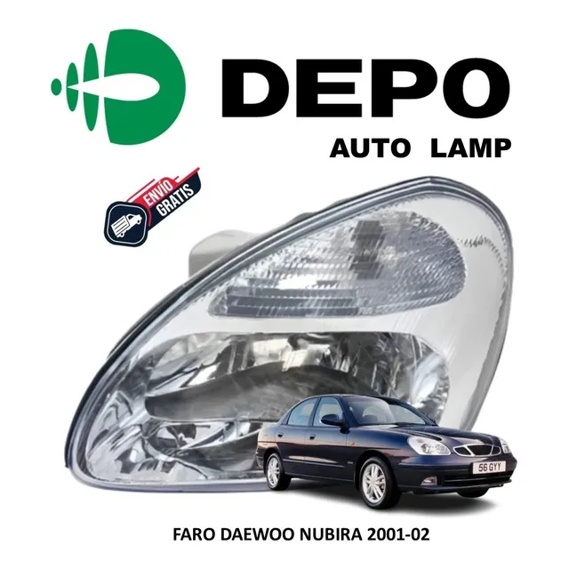 Faro Derecho Daewoo Nubira 2000-02 Depo