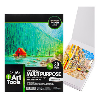 Block Pintura Multitecnicas Indra 229 X 305mm/185gr 30 Hojas Block Pintura Multitecnicas Indra 229 X 305mm/185gr 30 Hojas