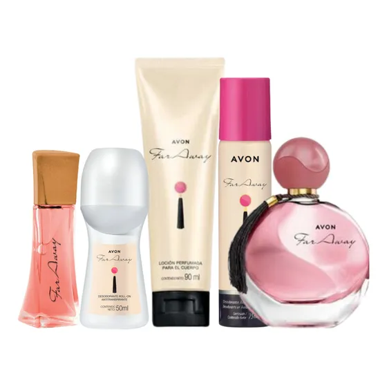 Set Perfume Far Away Original De Avon