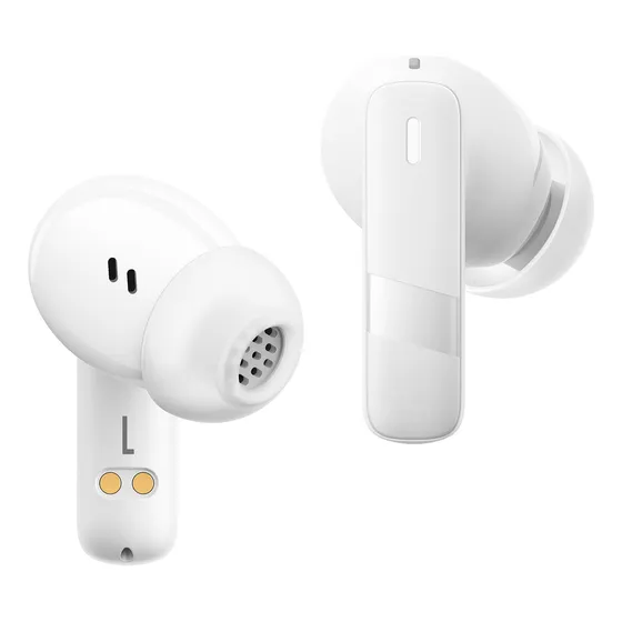 Audifonos Inalambricos Bluetooth 5.3 Baseus Bowie E20 33 horas con el estuche de carga hasta 6 horas de uso continuo resistente al agua IPX5 compatible con Android iOS Windows Color Blanco