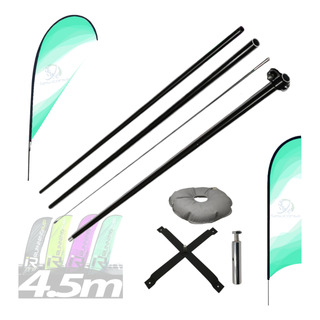 1 Asta Bandera 4.5 + Cruceta Simple + Pivote + Dona Soporte 1 Asta Bandera 4.5 + Cruceta Simple + Pivote + Dona Soporte