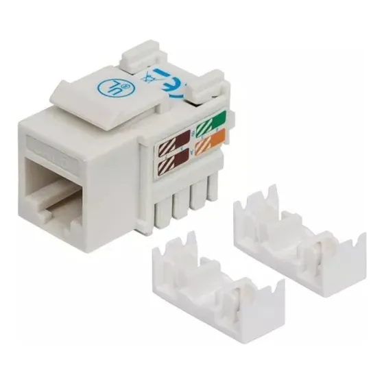 Jack Keystone Rj45 Cat6 Intellinet 210591 Blanco, De Impacto