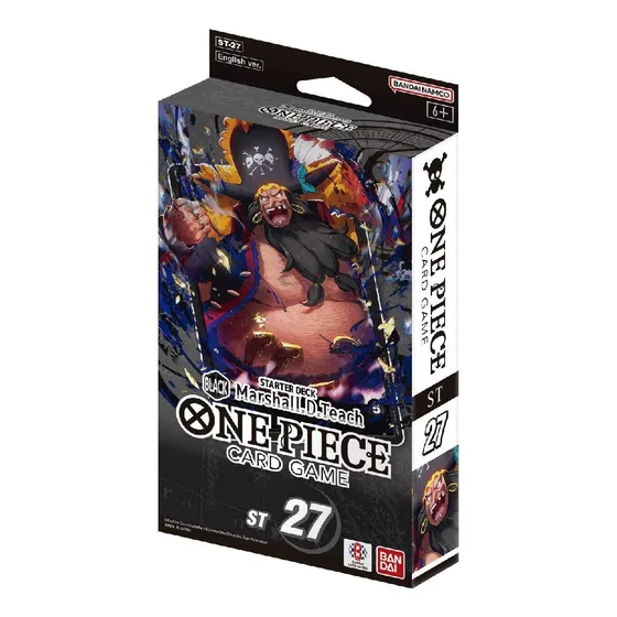 One Piece Tcg: Starter Deck Display (black Marshall.d.teach)