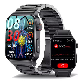 Reloj Inteligente De Glucosa En Sangre, Ecg, Presión Arteria Reloj Inteligente De Glucosa En Sangre, Ecg, Presión Arteria