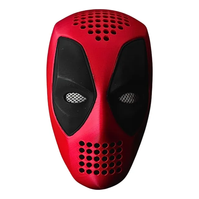 Casco Deadpool Cosplay Mascara Plástico Duro