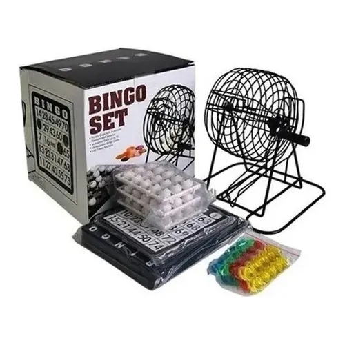 Bingo Completo Incluye Tombola Fichas Pelotas Juego /2020
