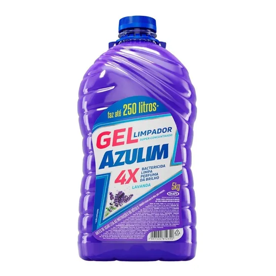 Desinfetante Concentrado Gel Azulim 5l Rende Até 200l Top