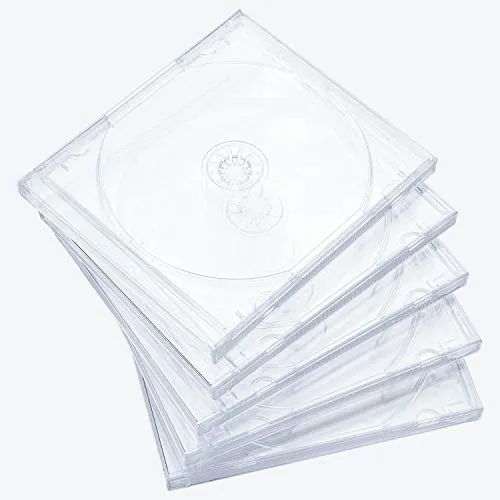 Estuche Transparente Estándar Para Cd De 10.4 Mm Con Bandeja