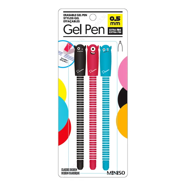 Bolígrafo Gel Borrable Paq3