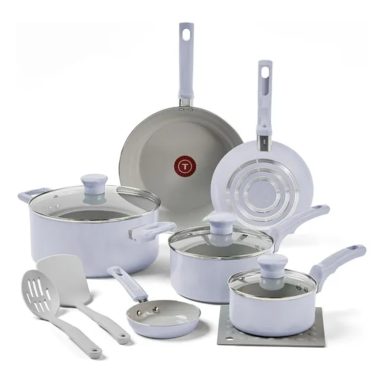 Juego De Utensilios De Cocina T-fal Refresh De Cerámica Anti