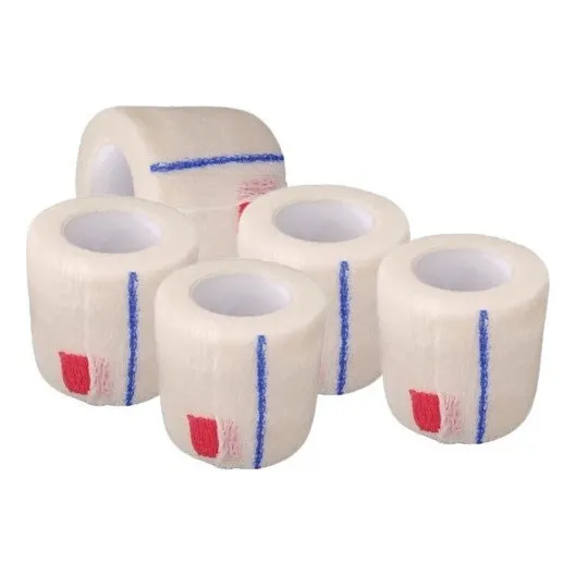 Kit Com 5 Unidades Atadura Elástica Bandagem Adesiva Hoppner Cor Branco