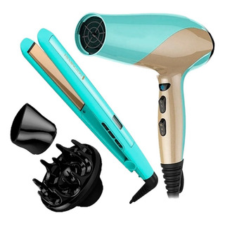 Combo Secadora + Alaciadora De Luxus Remington Anti Estatica Combo Secadora + Alaciadora De Luxus Remington Anti Estatica