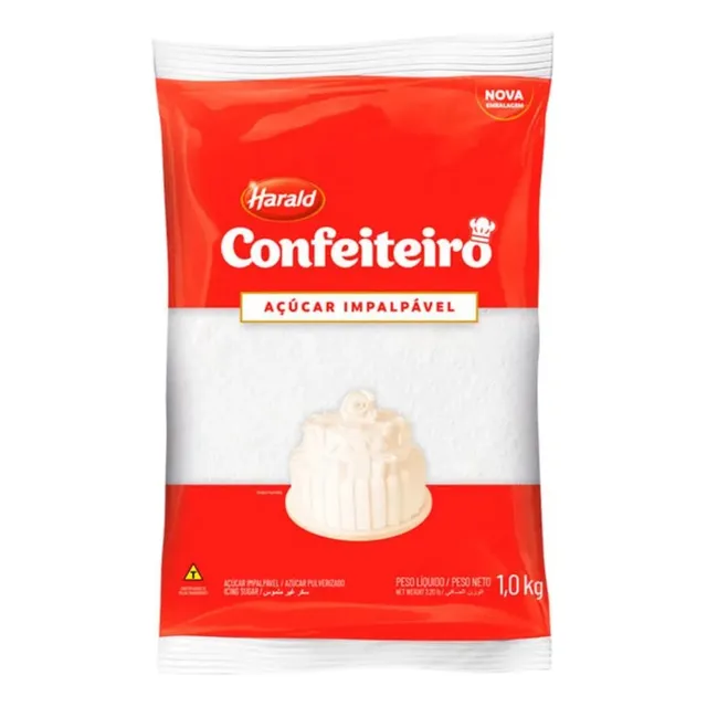 Açucar Impalpável Confeiteiro Harald 1 Kg