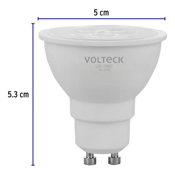 Foco led Volteck LED-106EC Reflector color cálida 127V 3000K