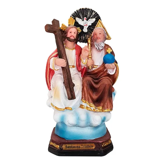 Imagem Santíssima Trindade 12,5 Cm - Resina Importada