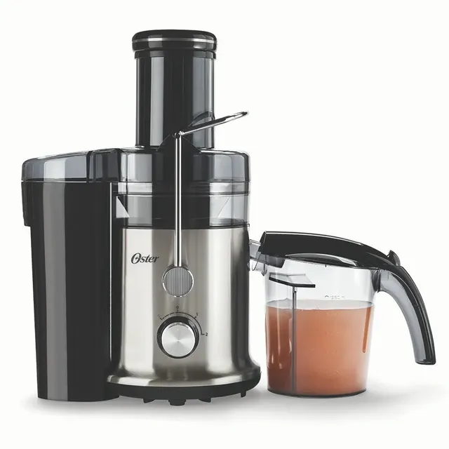 Extractor de jugos Oster FPSTJE32OS plateado 110V con accesorios