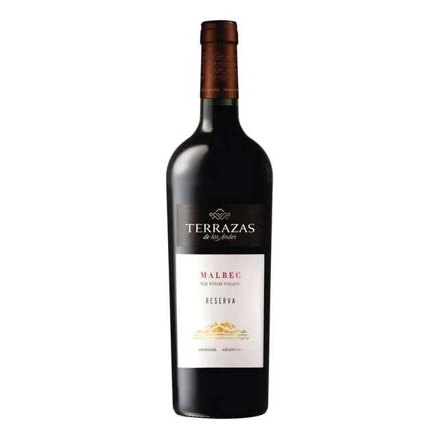 Vino Tinto Argentino Terrazas Reserva Malbec 750ml