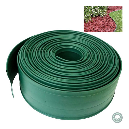 Plastimais Separador Grama Limitador Jardim Borda 10cm X 50m Nacional Cor Verde-escuro Plastimais Separador Grama Limitador Jardim Borda 10cm X 50m Nacional Cor Verde-escuro