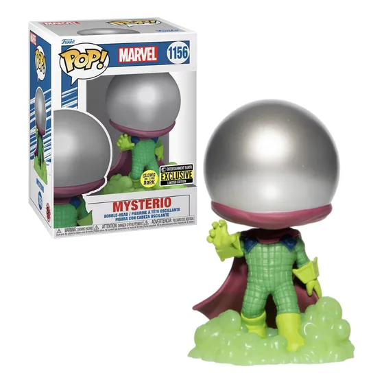Mysterio Funko Pop 1156 Exclusivo Glow Spiderman Marvel