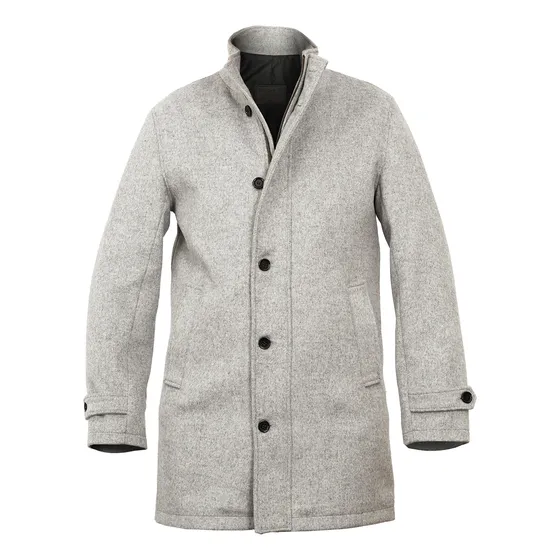 Campera Hombre Lana Tapado Abrigo Saco Cierre Boton Briganti