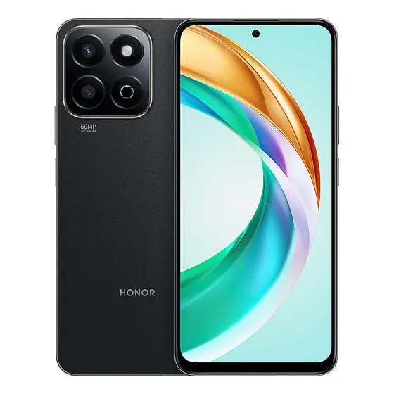 Smartphone Honor X6b 5g 256 GB 8 GB (4 GB Ram + 4 GB Turbo) Pantalla 6.77 120 Hz Cámara ultra clara de 50 mp con IA negra