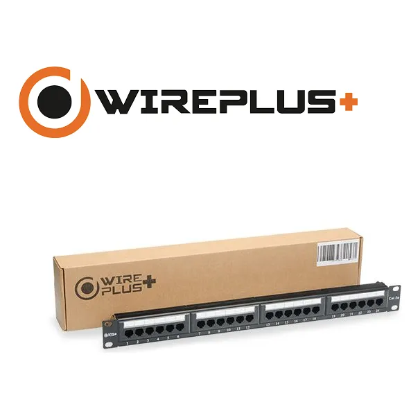 Patch Panel 24 Puertos Categoria 6 Cat6 1u Cargado