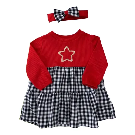 Vestido De Bebé Estrella Ref. 6726