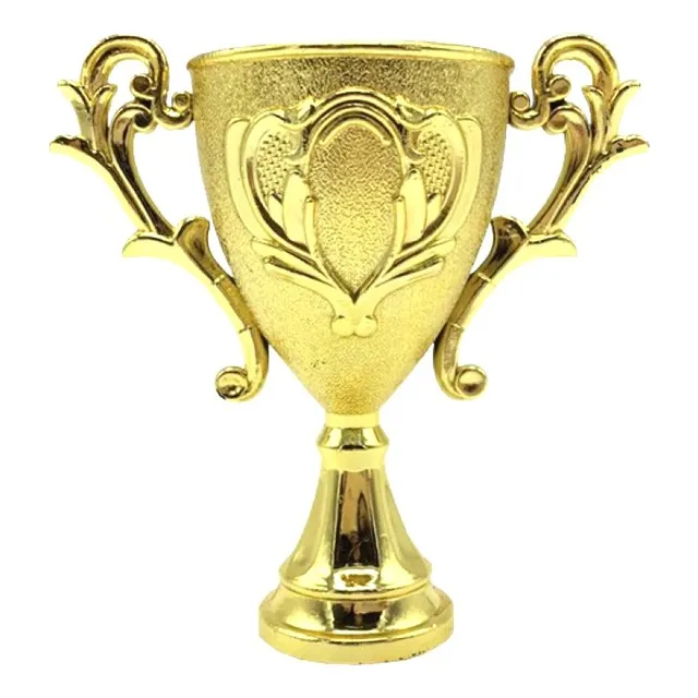 10 Mini Troféu Taça Futebol Lembrancinha Festa 9,5x5cm