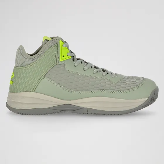 Zapatillas Básquet Topper Block Hombre En Gris Y Lima | Dext