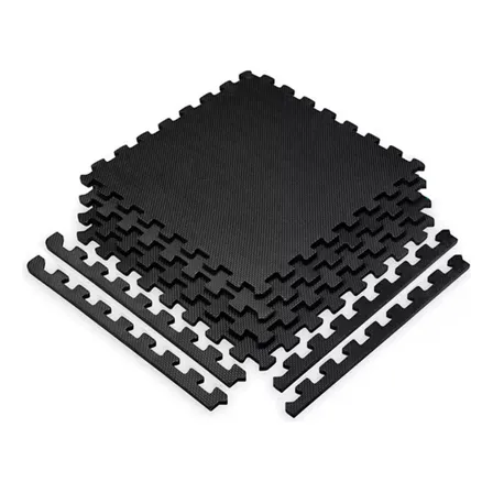 X4 Piso Goma Eva 60x60cm Alfombra Goma Eva Piso Niños 60x60 Negro Planchas Goma Eva