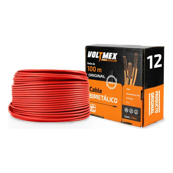 Cable Electrico Calibre 12 Thw Alucobre 100m Unipolar