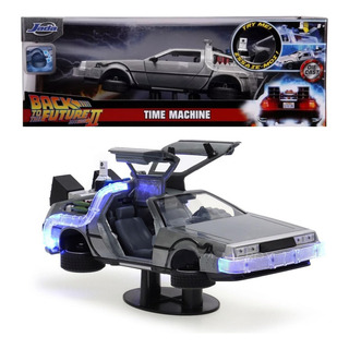 Delorean 2 Back To The Future Time Machine Luz 1:24 Jada Fly Delorean 2 Back To The Future Time Machine Luz 1:24 Jada Fly