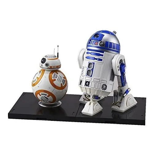 Modelo Star Wars Bb-8 Y R2-d2 A Escala 1/12, De Plástico