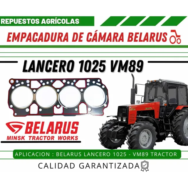 Empacadura De Cámara Belarus Lancero 1025 Vm89
