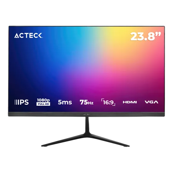 Monitor Acteck Captive Captive Vivid SP240 led 23.8" negro 127V