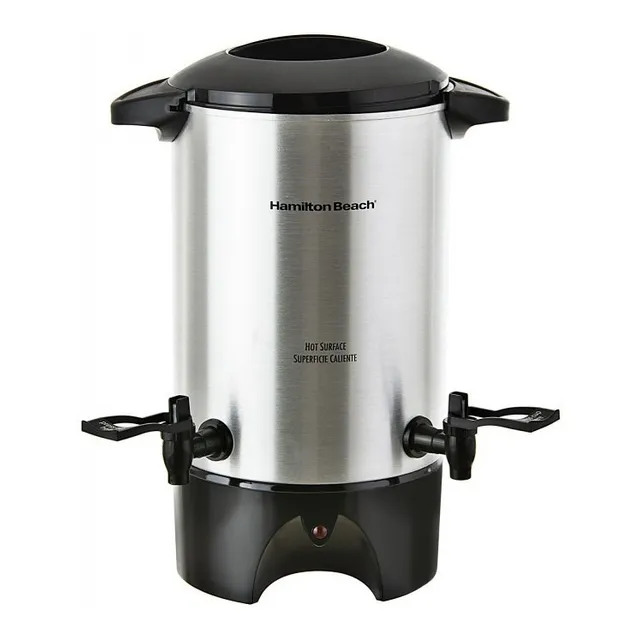 Cafetera Hamilton Beach Percolador 2 Dispensadores 45 Tazas